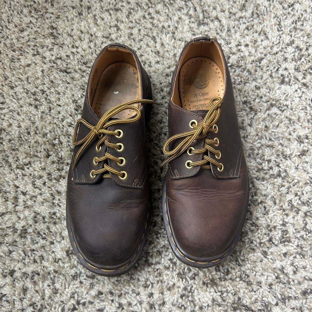 Dr. Martens Chocolate Brown Leather Derbys